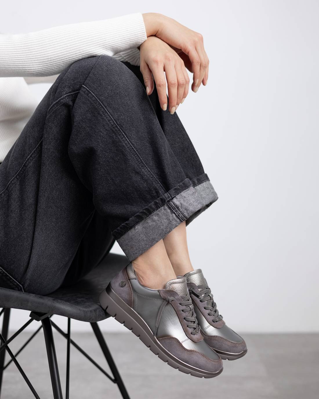 Zapatilla de mujer plano Xti 14465204