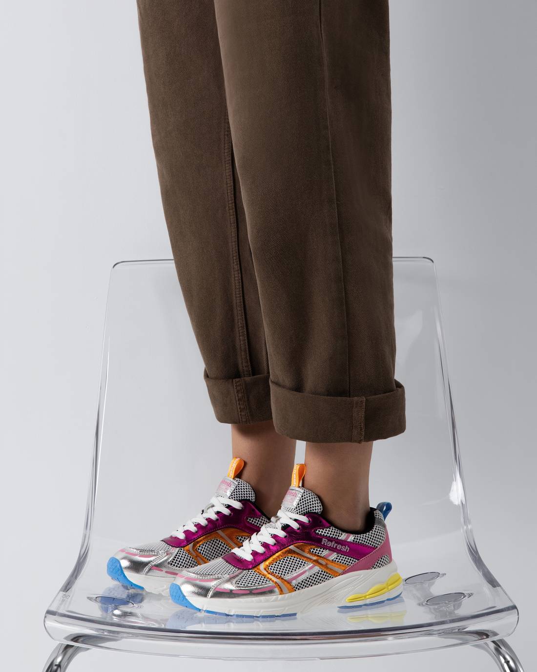 Zapatilla de mujer plano Refresh 17502104