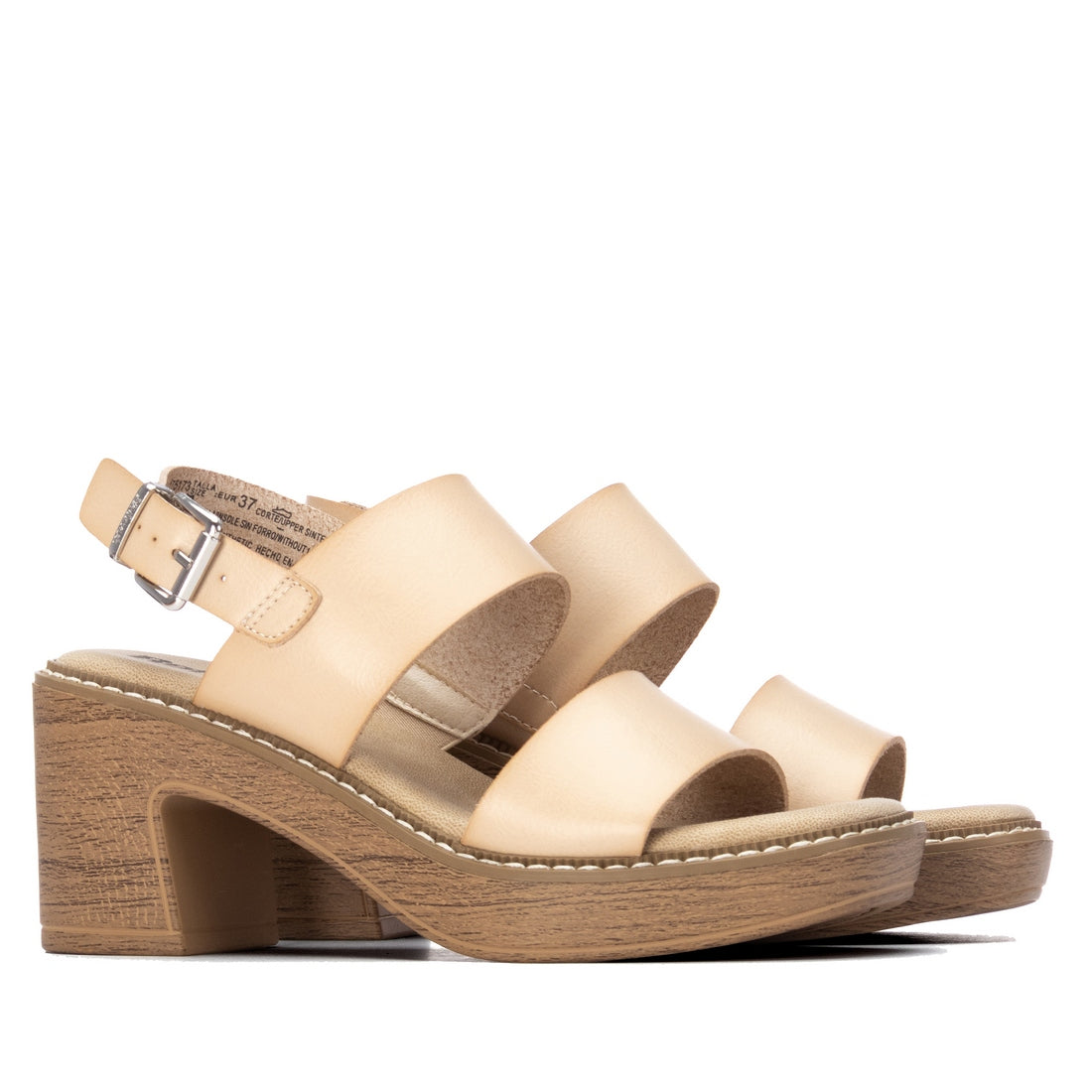 Sandalia de mujer con tacón Refresh 17517302