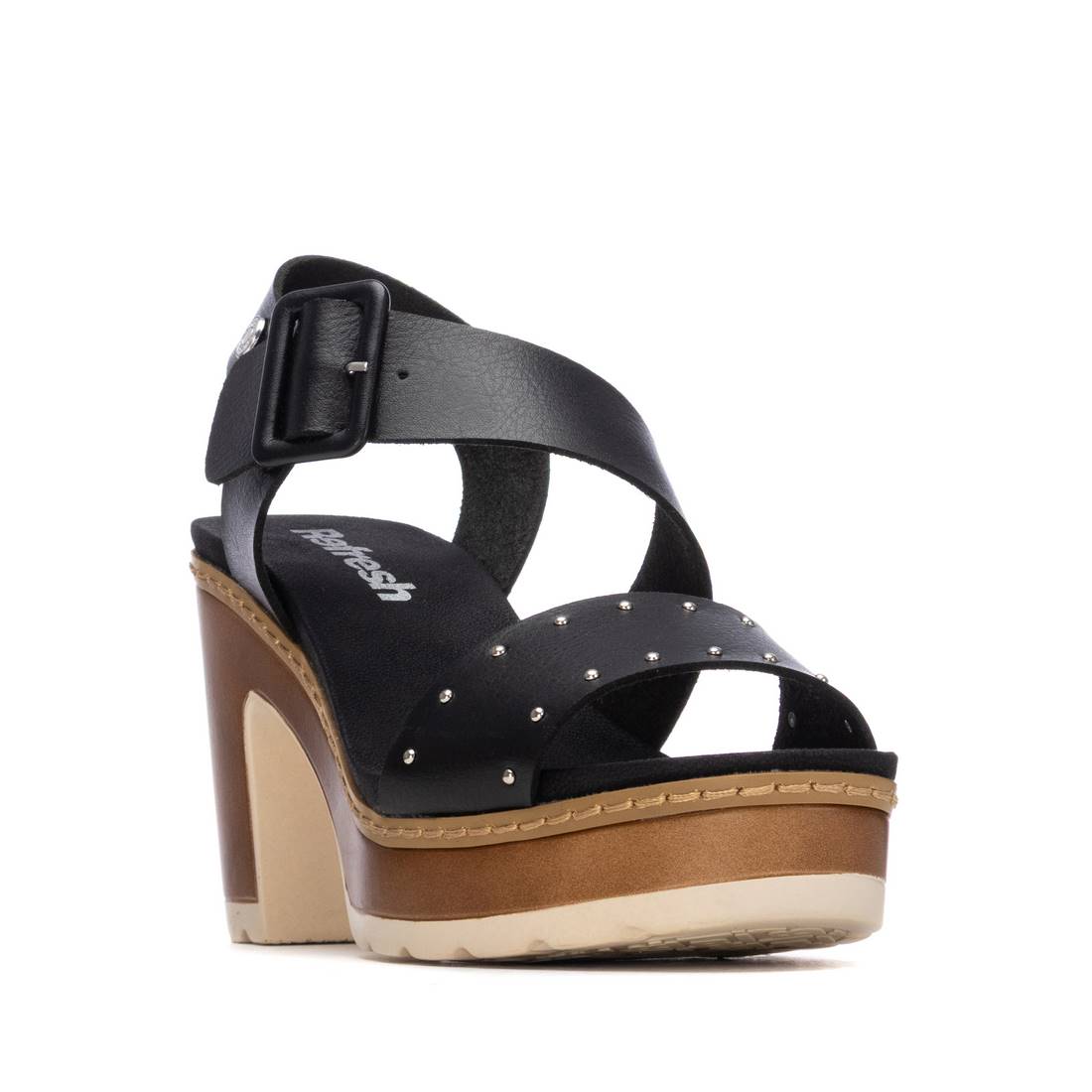 Sandalia de mujer con tacón Refresh 17520804