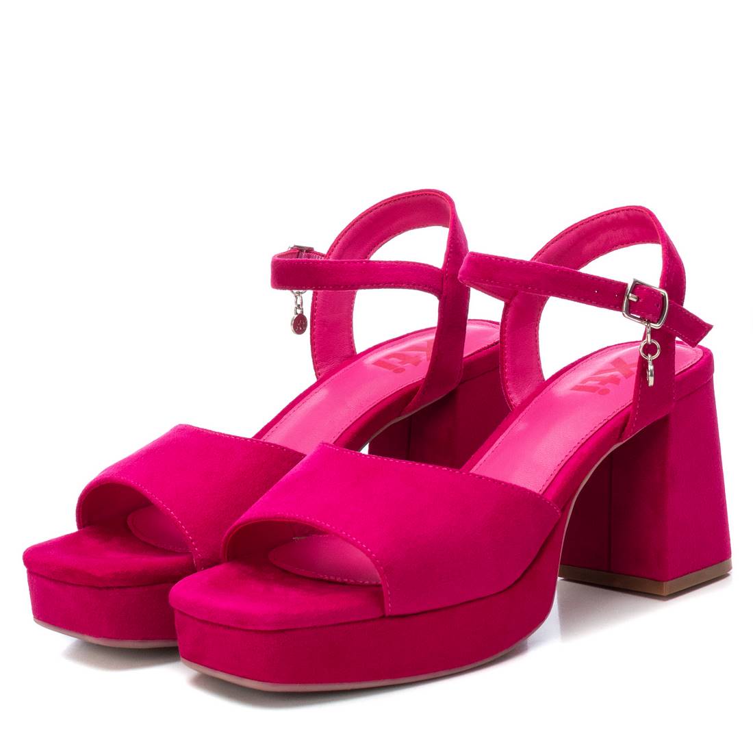 Tacon Rosa Sandalias Mujer Rosa Fucsia SANDALIA DE MUJER XTI 14147102