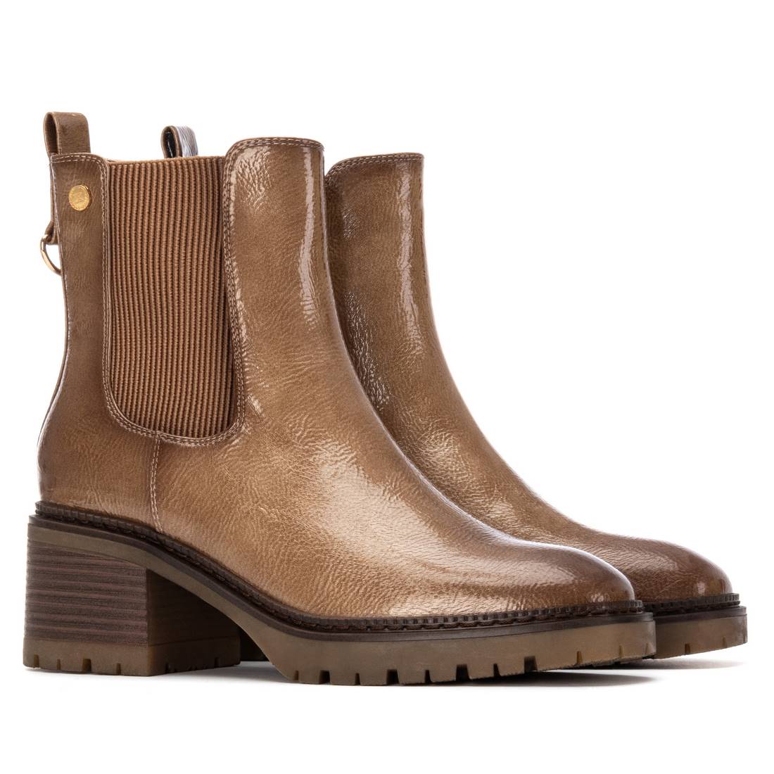 Xti Botines 140054 Marrón - Altura Cuña 7cm - - Tienda