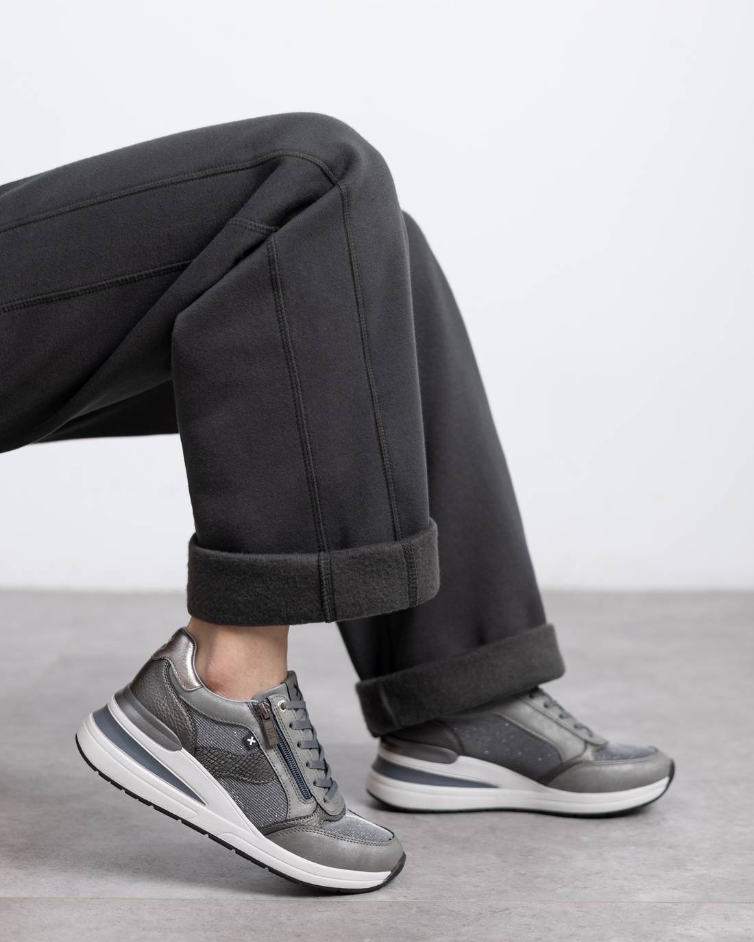 Xti Zapatillas Con CuÃ±a Comodas Zapatilla De Mujer Con Cuña Xti