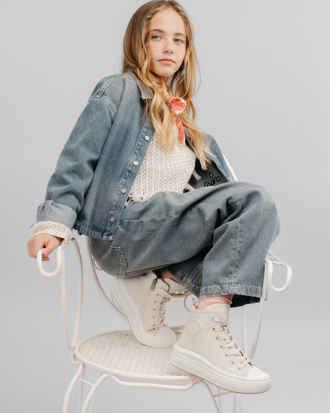 Zapatilla de niña plano Xti kids 15129703