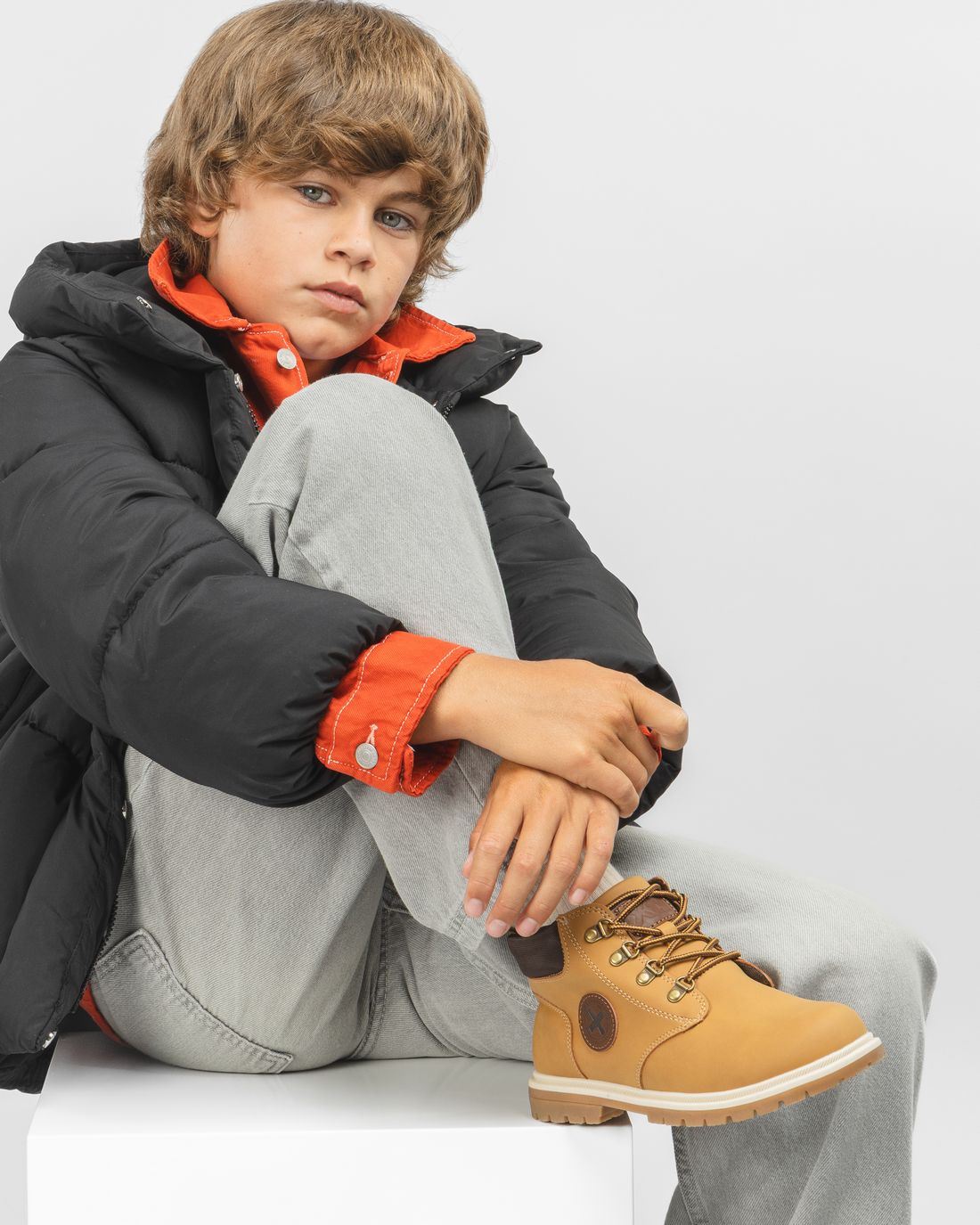 XTI KIDS Schnürstiefelette - camel XTI KIDS Schnürstiefelette - camel