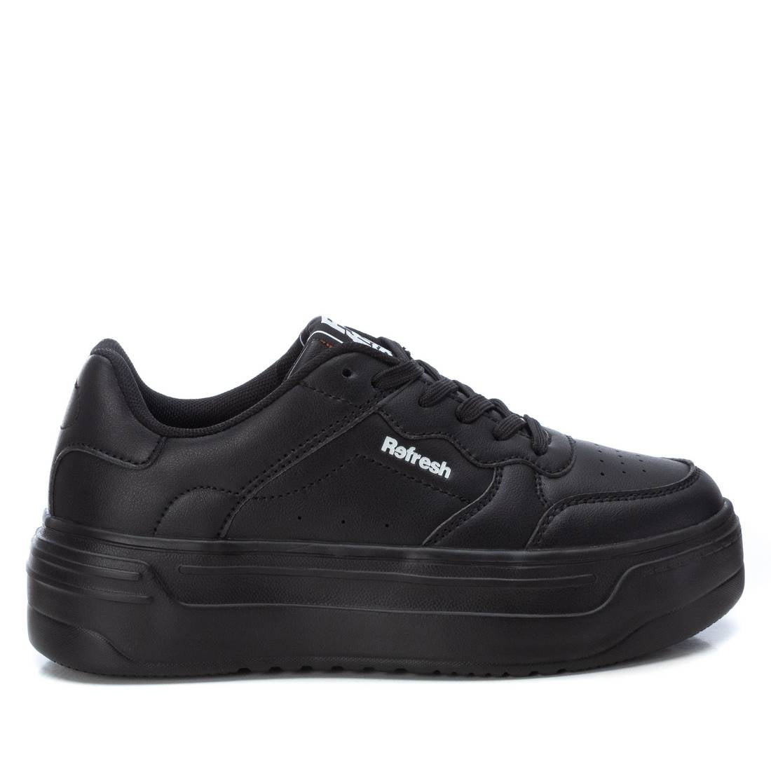 Zapatilla Mujer XTI – Cuña 2 Cm, Material Sintético, Suela EVA, Cierre De Cordones, Moda Casual Cómoda