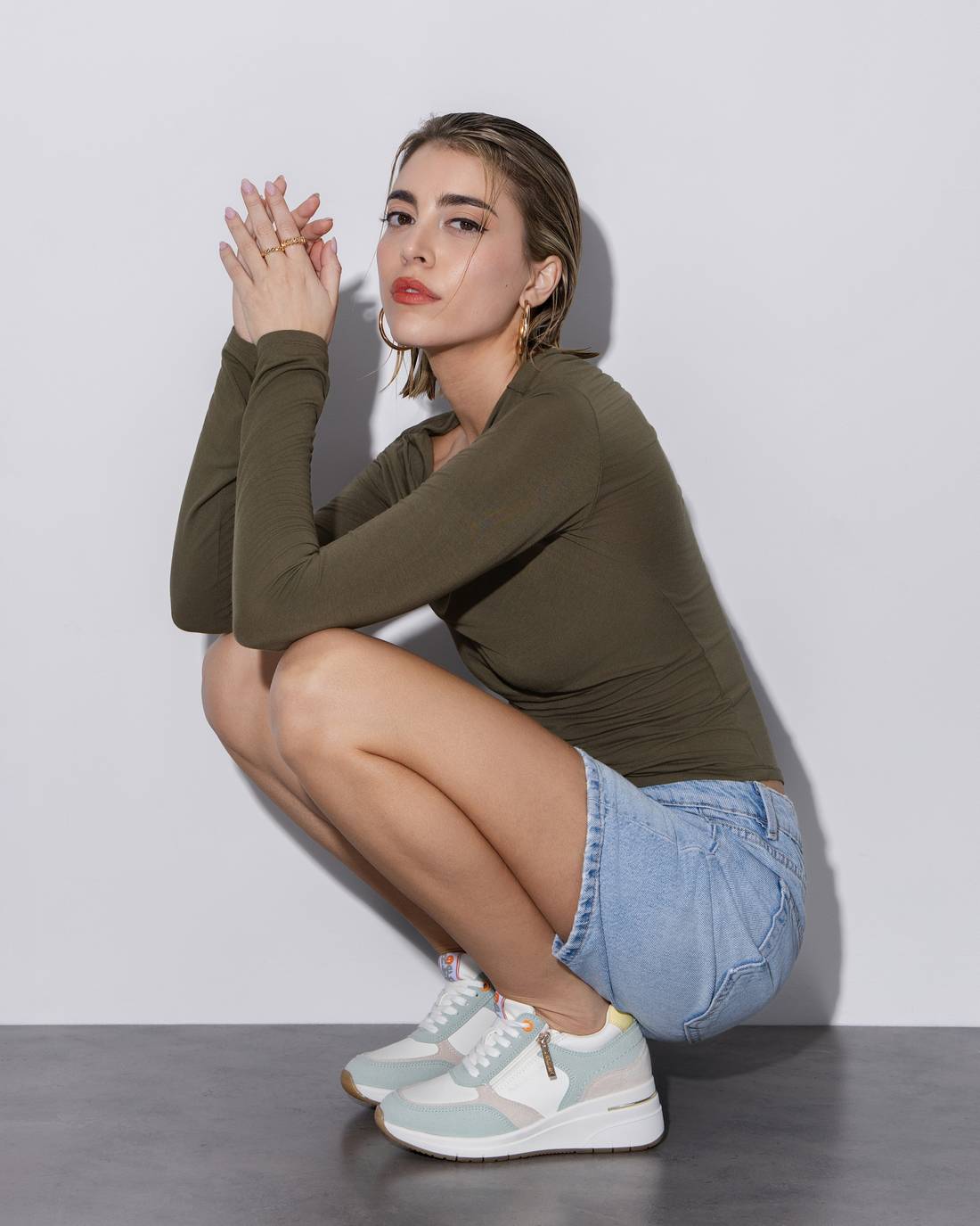 Zapatilla de mujer plano Refresh 17505103