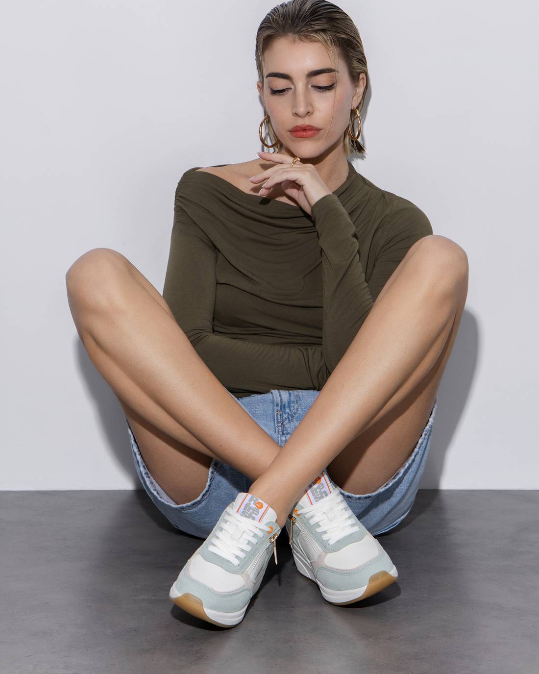 Zapatilla de mujer plano Refresh 17505103