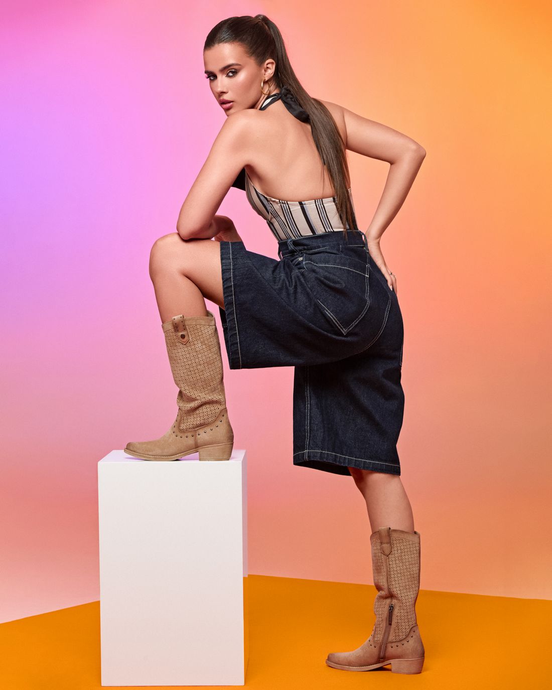 Bota de mujer con tacón Refresh 17529201